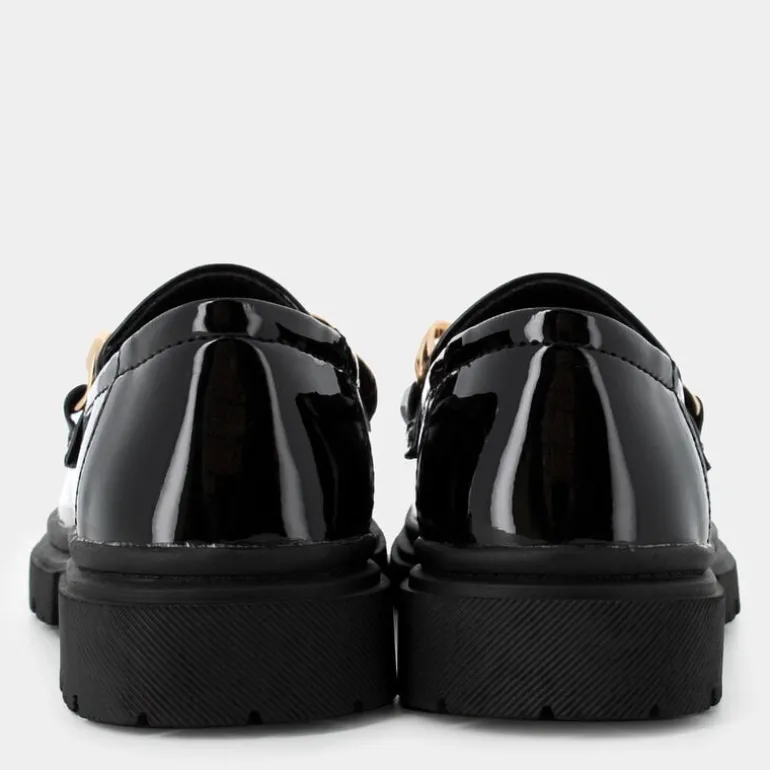 SNEAKERS NERO VERNICE SM-I24B-10