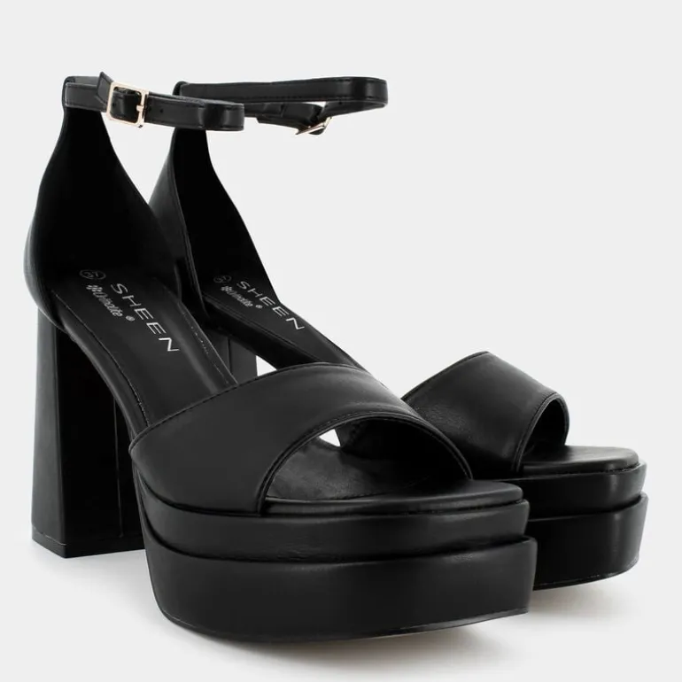 SOFT- SANDALI NERO RE-E24D-07