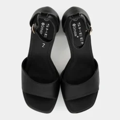 SOFT- SANDALI NERO RE-E24D-07