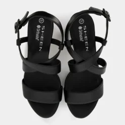 SOFT- SANDALI NERO ME-E24D-30