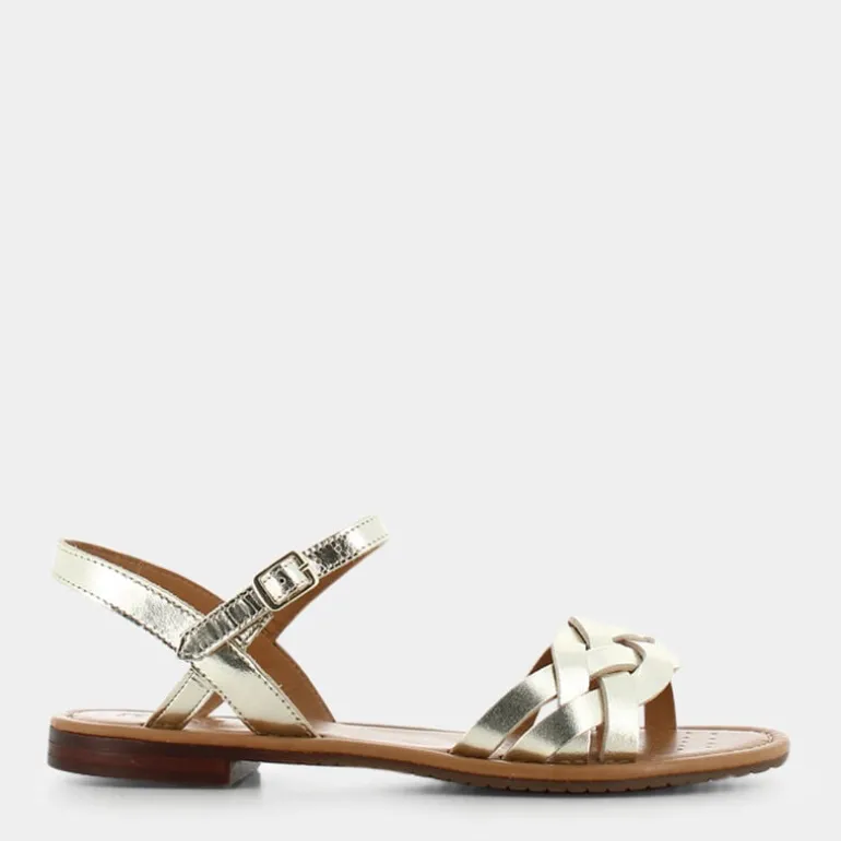 SOZY- SANDALI PLATINO D35LXB000CFC2012