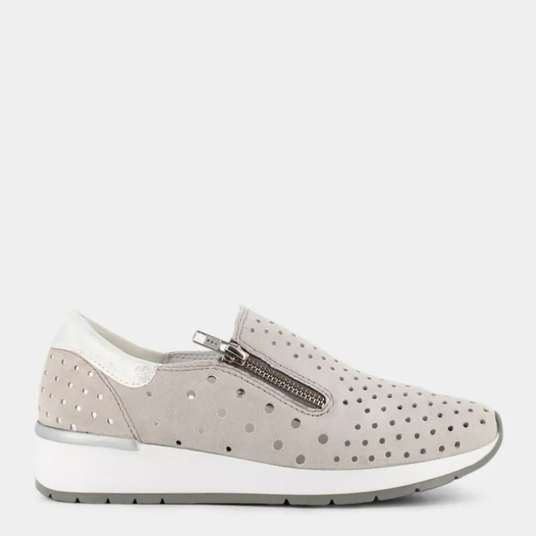 SPEEDY- MOCASSINI GRIGIO PERLA WR-E23D-07