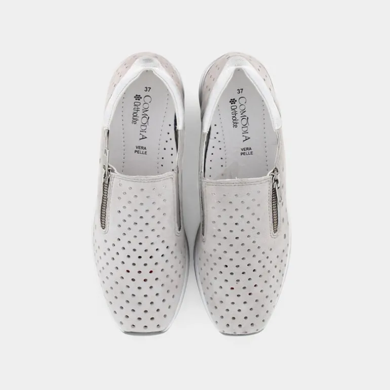 SPEEDY- MOCASSINI GRIGIO PERLA WR-E23D-07