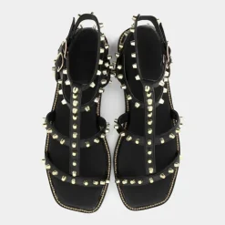 SU SOFT- SANDALI NERO RE-E24D-16