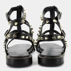 SU SOFT- SANDALI NERO RE-E24D-16