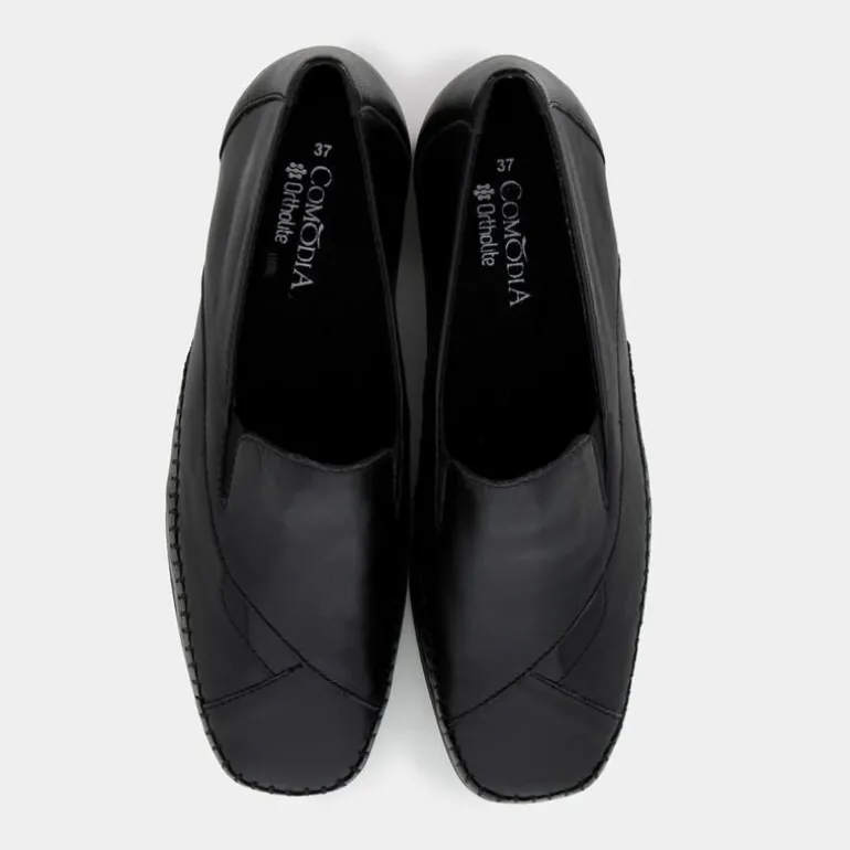 SUAMY- MOCASSINI NERO WR-I25D-01