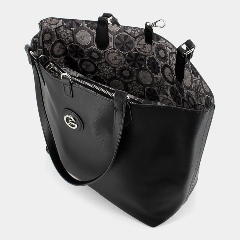 TEODOSIA REVERIBILE- BORSE SMOKE/BLACK 8156