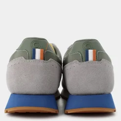 TRAVIS ORIGINALS- SNEAKERS WHITE / DARK DENIM / MILITARY GREEN TRAVIS