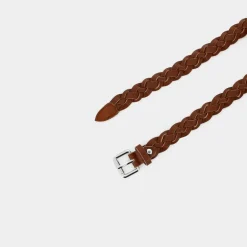 TRECCIA- CINTURE COGNAC CB-E24-01
