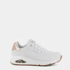UNO- SPORTIVE WHITE DURABUCK/MESH 177094