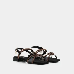 VELVET- SANDALI NERO 8053