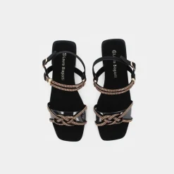 VELVET- SANDALI NERO 8053