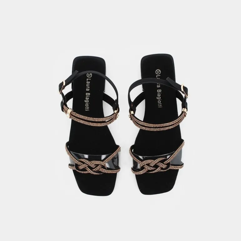 VELVET- SANDALI NERO 8053