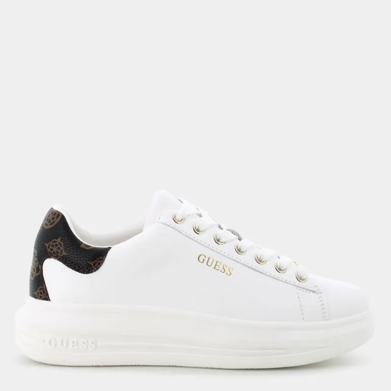 VIBO- SNEAKERS BIANCO/ OCRA FL8