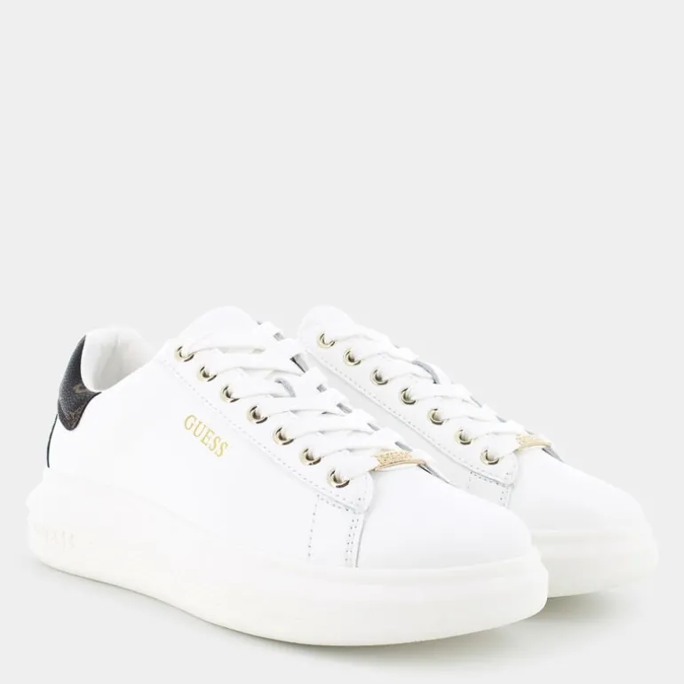 VIBO- SNEAKERS BIANCO/ OCRA FL8