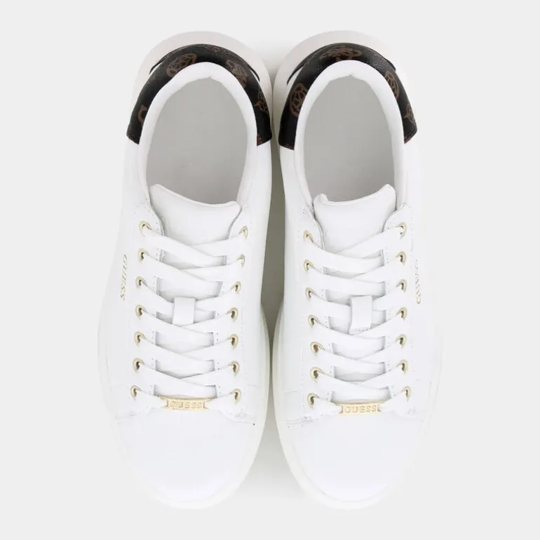 VIBO- SNEAKERS BIANCO/ OCRA FL8