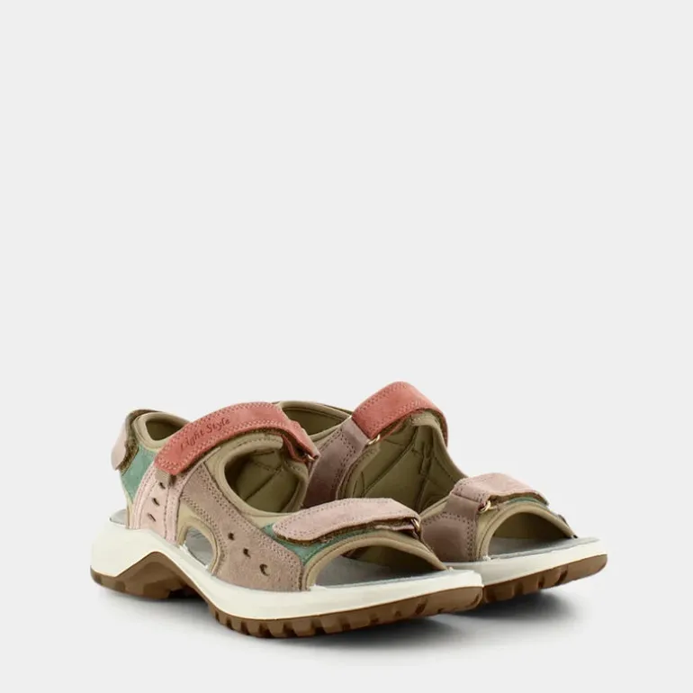 7160- SANDALI VISONE/ROSA IM-E23D-11