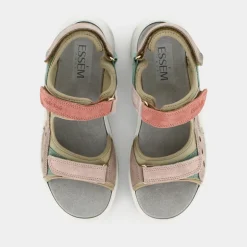 7160- SANDALI VISONE/ROSA IM-E23D-11