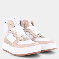 15194- SNEAKERS ROSA BIANCO ORO AG15562