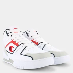 3 POINT MID- SPORTIVE WHT/NAVY/RED S22119