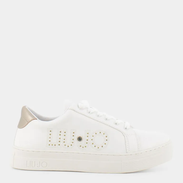 ALICIA- SNEAKERS WHITE/GOLD 4A3703
