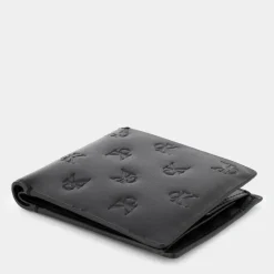 ALLOVER PRINT BIFOLD- PICCOLA PELLETTERIA BLACK 12064-0GK