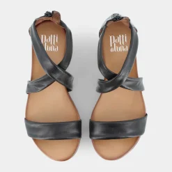 ALMIRA- SANDALI NERO AP-E23D-01