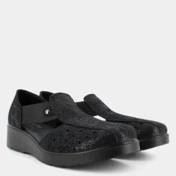 AMALIA- SANDALI NERO IM-E25D-03