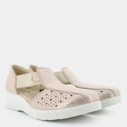 AMALIA- SANDALI PLATINO/BEIGE IM-E25D-03