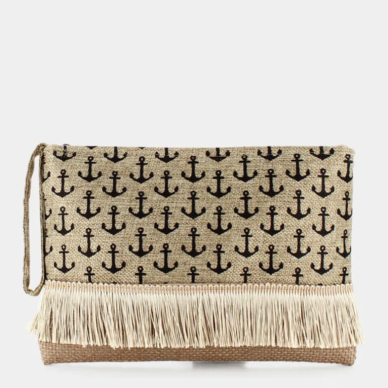 ANCHOR- PICCOLA PELLETTERIA NERO WO-E23-55