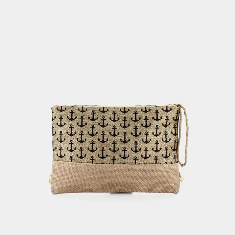 ANCHOR- PICCOLA PELLETTERIA NERO WO-E23-55