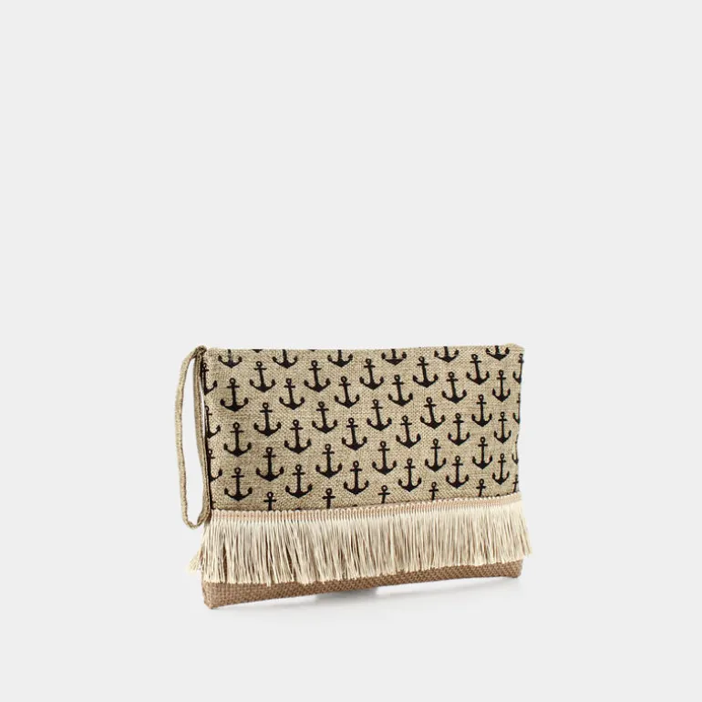 ANCHOR- PICCOLA PELLETTERIA NERO WO-E23-55