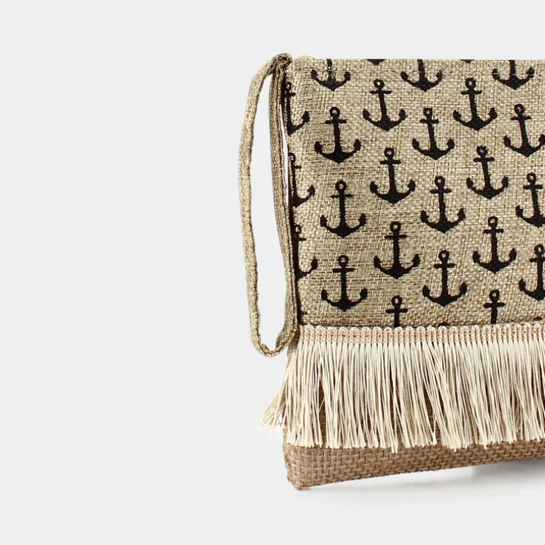 ANCHOR- PICCOLA PELLETTERIA NERO WO-E23-55