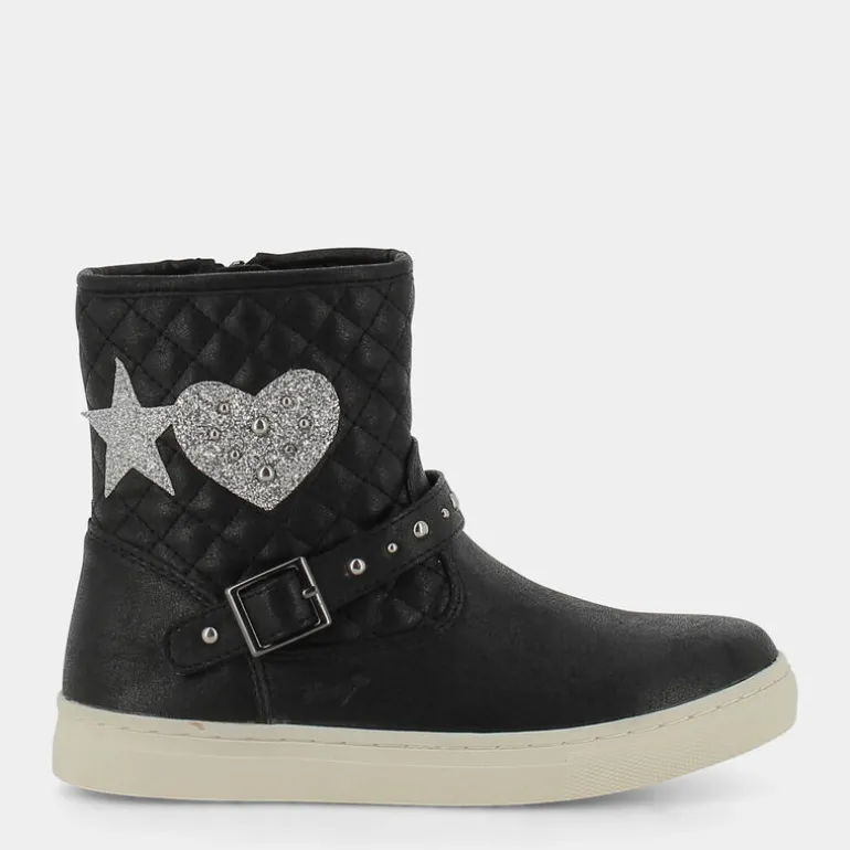 AVANT- SCARPONCINI E STIVALETTI NERO ARGENTO 2959722