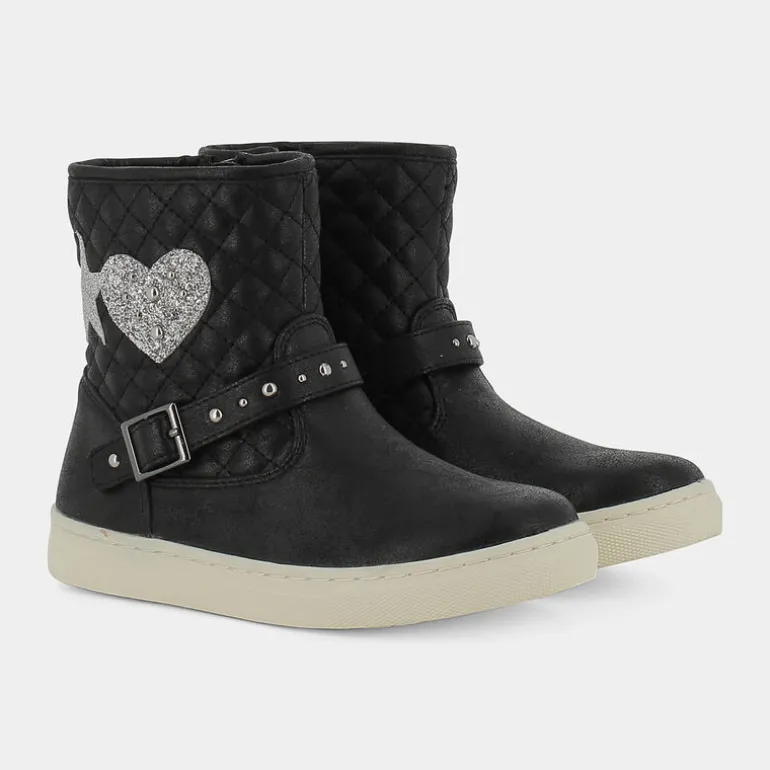 AVANT- SCARPONCINI E STIVALETTI NERO ARGENTO 2959722