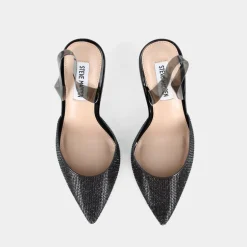 BLACK- SANDALI CRYSTAL TRASPARENTE LUCYLE