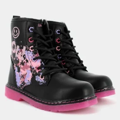 BP- SCARPONCINI E STIVALETTI NERO ROSA ES-I24B-01