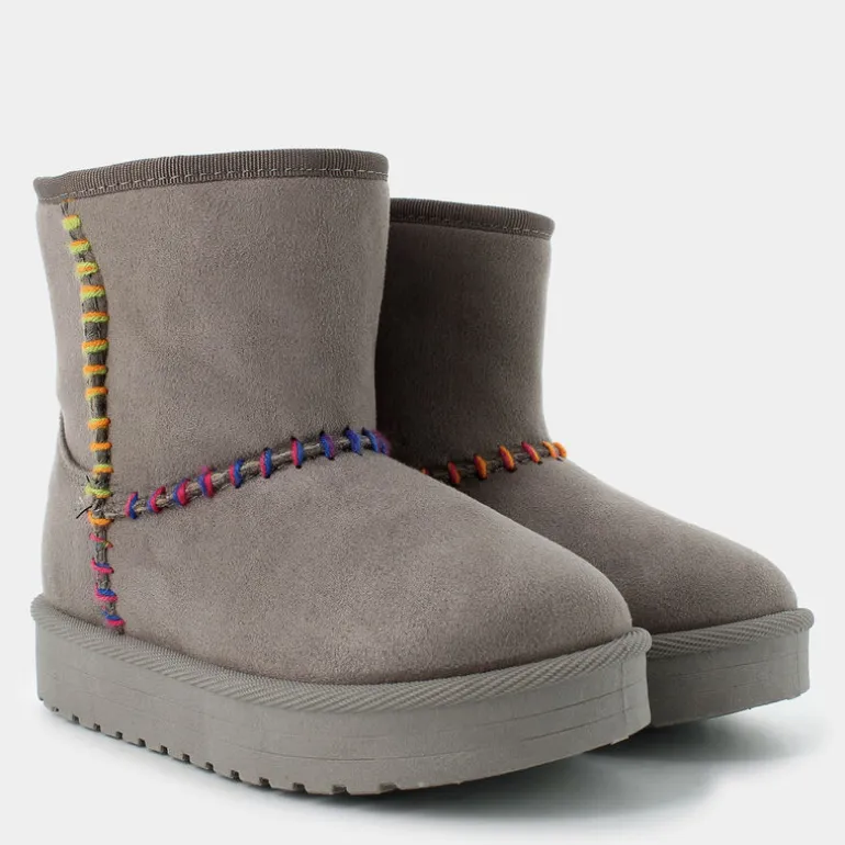 BP- SCARPONCINI E STIVALETTI GRIGIO SA-I24B-01