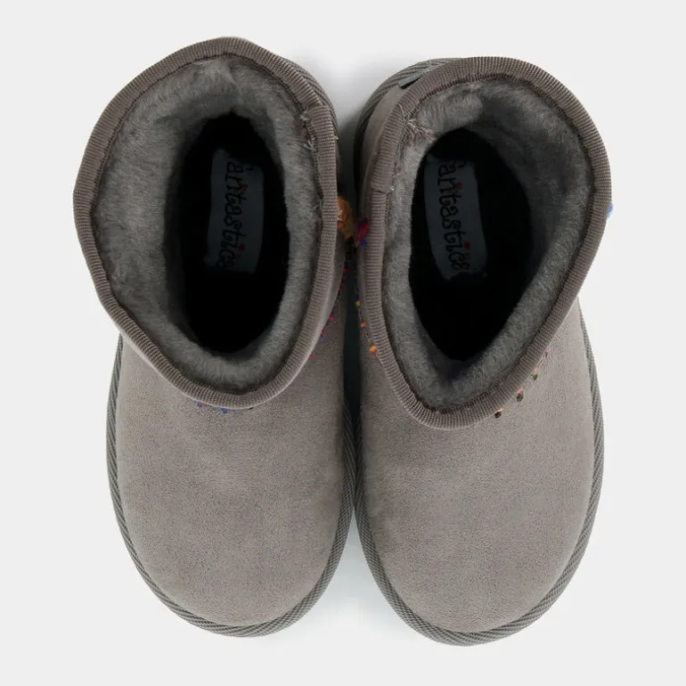 BP- SCARPONCINI E STIVALETTI GRIGIO SA-I24B-01