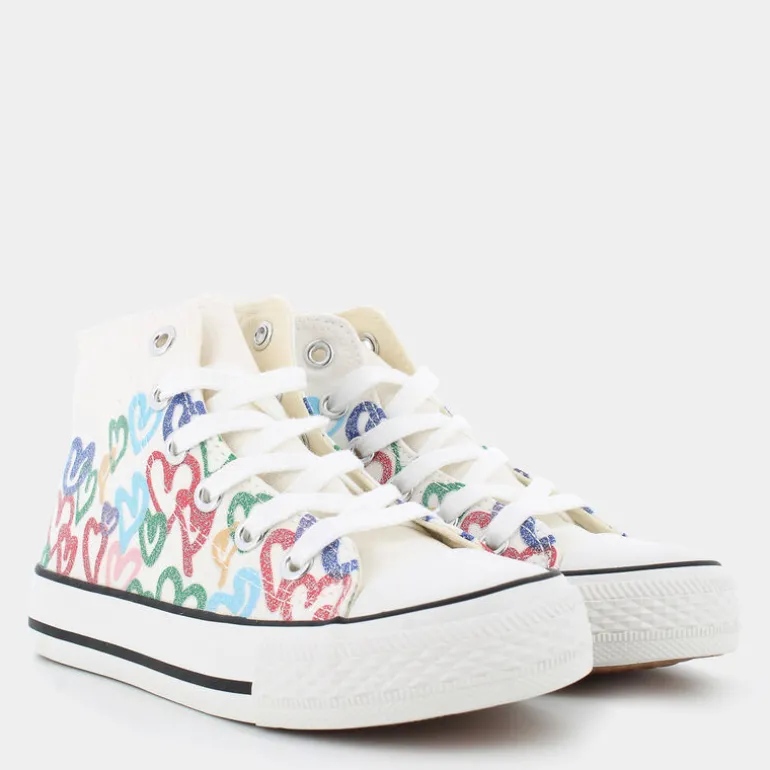 BP- SPORTIVE BIANCO/MULTICOLOR SA-E25S-05