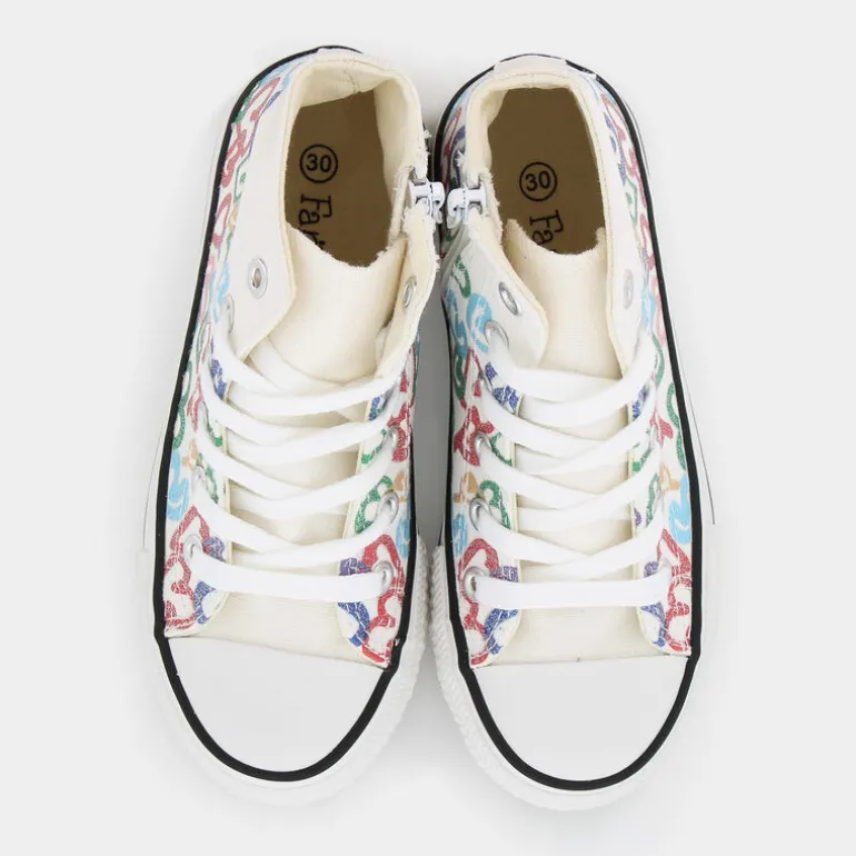 BP- SPORTIVE BIANCO/MULTICOLOR SA-E25S-05