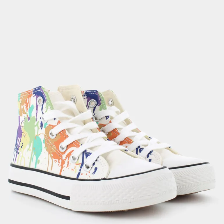 BP- SPORTIVE BIANCO/MULTICOLOR SA-E25S-01