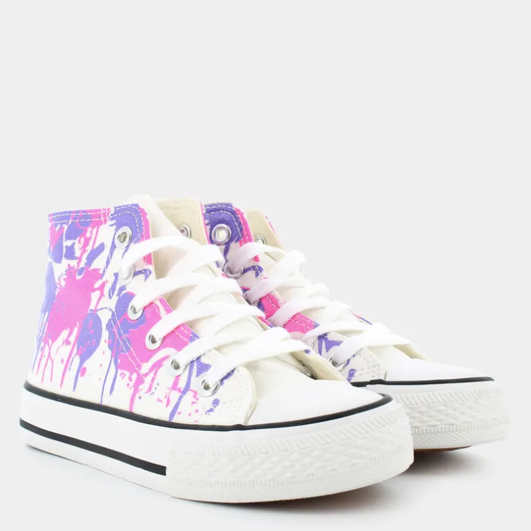 BP- SPORTIVE BIANCO/ROSA/LILLA SA-E25S-02