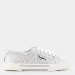 BRADY PARTY W- SNEAKERS SILVER PLS31439
