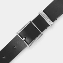 BRANDED- CINTURE BLACK 12866-BEH