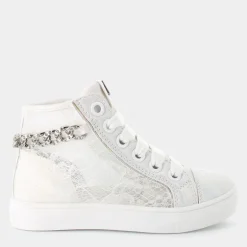BUTTER- SNEAKERS BIANCO PIZZO AG16013