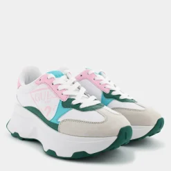 CALEBB7- SNEAKERS BIANCO, GRIGIO FLPCB7-ELE12