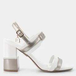 CALF- SANDALI WHITE 9057