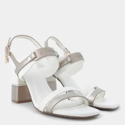 CALF- SANDALI WHITE 9057