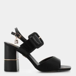 CALF- SANDALI NERO 8107